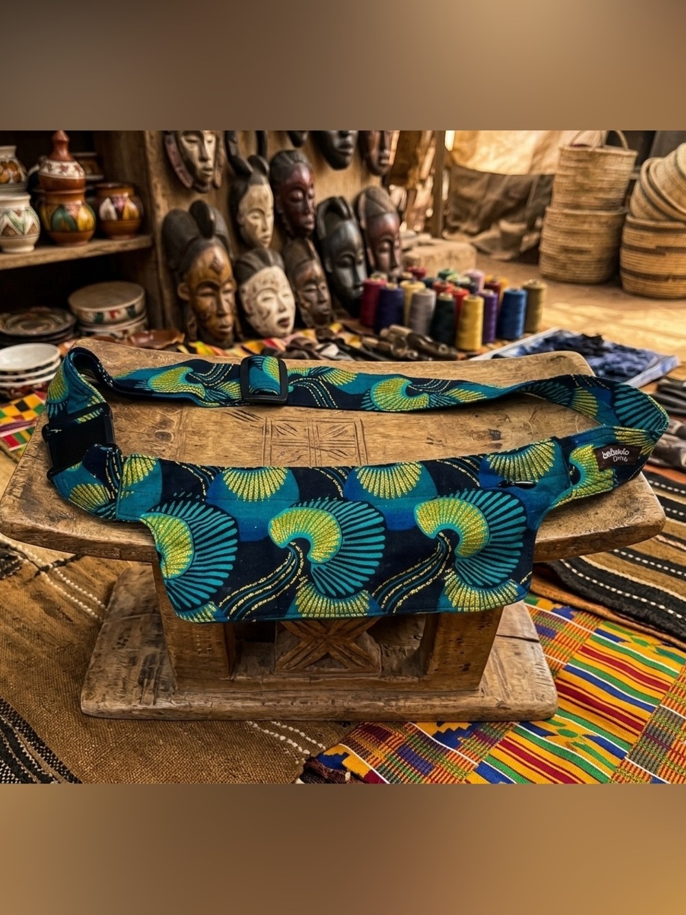 Baobab Paris African wax print fanny pack